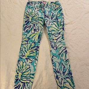 Lilly Pulitzer Stay Cool Kelly Pants Size 4